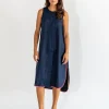 St Moritz Tank Dress - Navy