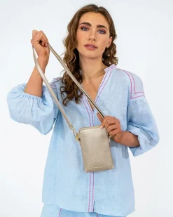 Sullivan Phone Bag - Gold