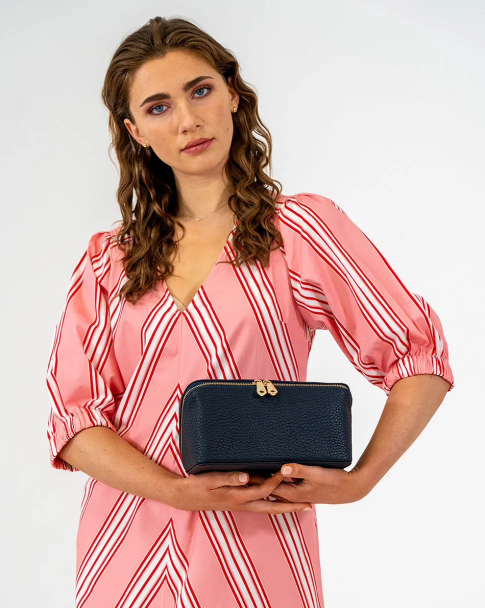 Washbag - Navy PU