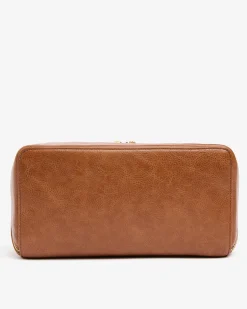Washbag - Tan Pebble PU