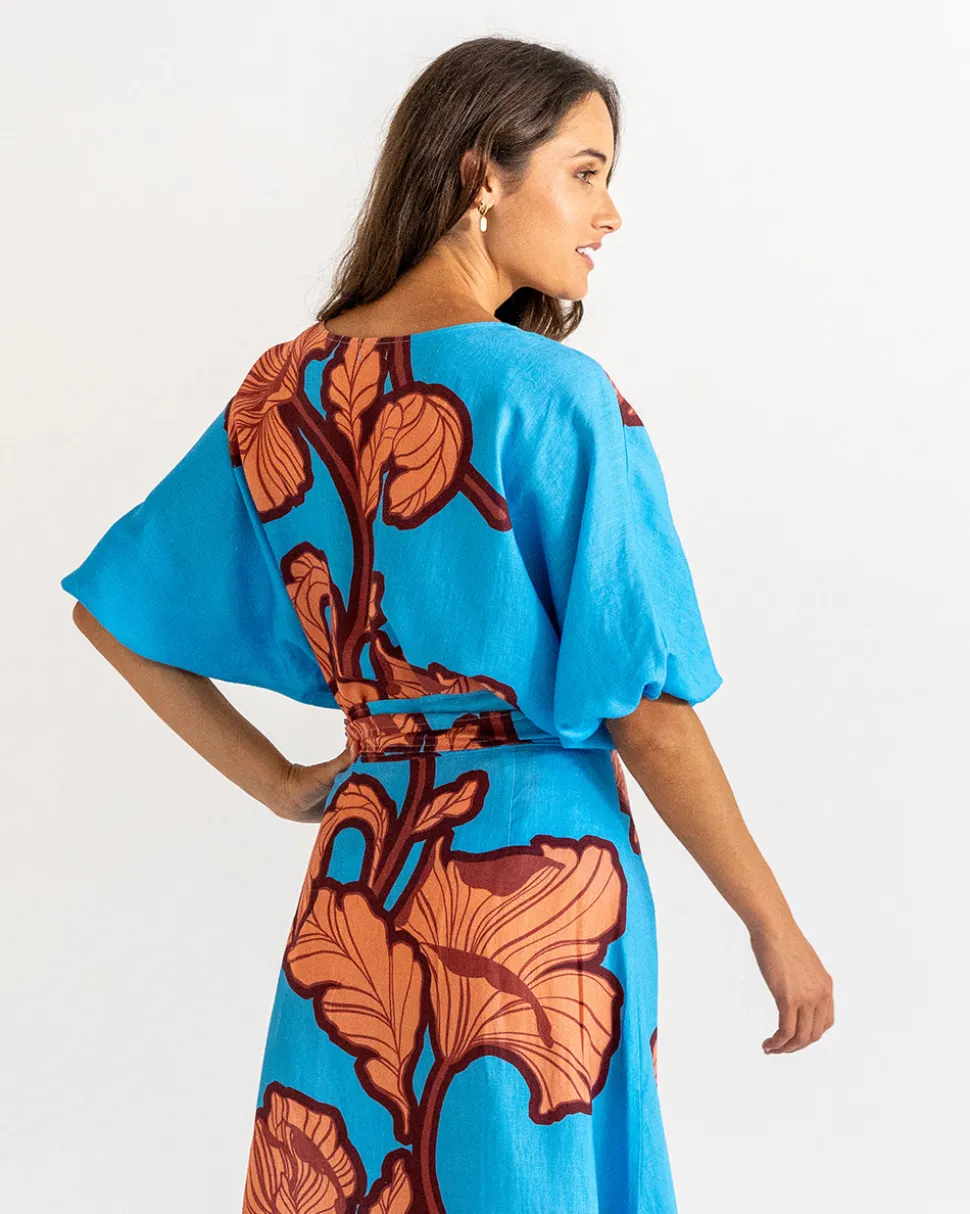 Whitehaven Blouse - Hibiscus